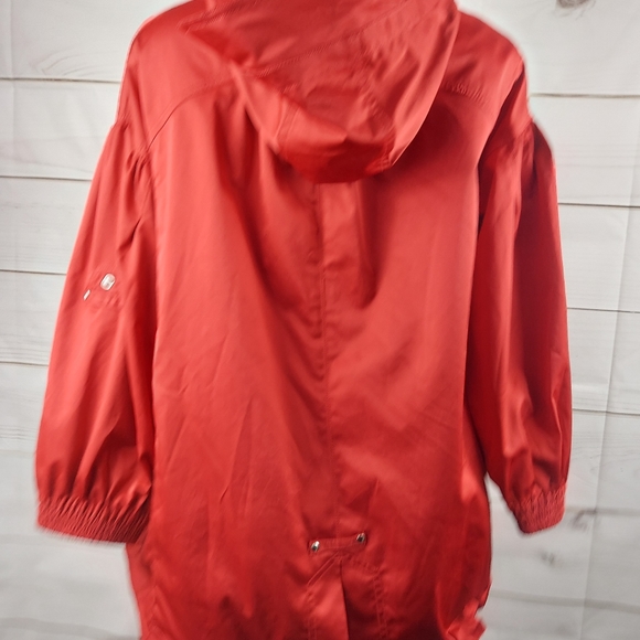 CIAO MILANO RED UNLINED WINDBREACKER  JACKET SZ. XSmall - Picture 7 of 12